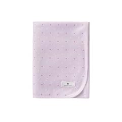 bellybutton 4323-1-00 - Jerseydecke, rose with dots, 80 x 80 cm
