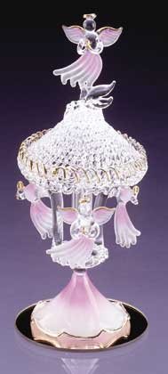 Spun Glass Angel Carousel