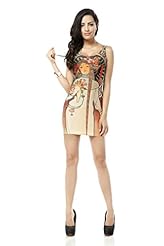 Sexy Sleeveless Corset   Waistline Polyester/Spandex Club Dress  with a Brush/Sweep Train 