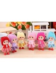 Baby Product: Fashion High Simulation Plush Toys Princess Beauty Baby Dolls,Great Birthday Gift Wedding Gift For Girls(6pcs) - Sealive