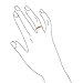 Bling Jewelry Unisex Rose Gold Plated Tungsten Wedding Band Ring 4mm