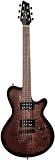 Godin LG HB Electric Guitar - Trans Black Flame