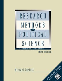 research methods in political science  an introduction using microcase