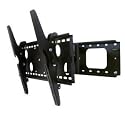 Designer Habitat -Support mural pour TV LCD LED Plasma Pivotant/Inclinable/Extensible: Bras articulé pour coin de mur pour Sony Samsung Toshiba LG Philips (32-60 pouces)