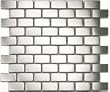 1x2 Brick Stainless Steel Tiles Earthworks Metal Mosaic Series