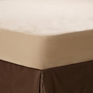 Aller-Ease Naturals Organic Cotton Allergy Protection Fitted Mattress Protector, Full
