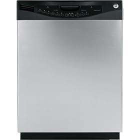 GE Stainless Look Full Console 24 Inch Dishwasher GLD5950NCS by 