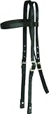 Abetta Draft Horse Nylon Headstall - Black - Draft Horse