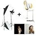Studio Size Complete Kit with Powerful Flash Kit and Backdrop System
