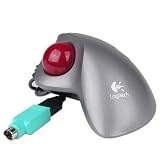 Trackman Wheel Optical Trackball, USB, PS/2, Silver/Gray