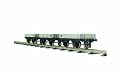 Bassett Lowke 0 Gauge BL99034 3 Plank BR Open Freight Rolling Stock Wagon 3 Pack
