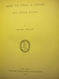 How to tell a story, and other essays