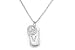 Sterling Silver Cubic Zirconia Statements Peace and Victory Pendant by Crislu, 16 -18 