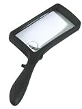 Rectangular 2" X 4" Lens Lighted LED Magnifier Magnifying Glass