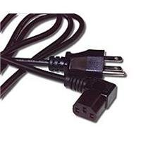 Cables To Go 28593 18 AWG Universal Right Angle Power Cord IEC320C13R to NEMA 5-15P, Black (14 Feet/4.26 Meters)