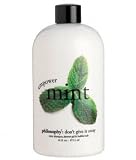 philosophy empowermint shampoo, shower gel, and bubble bath
