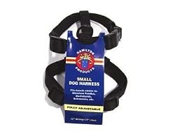 Hamilton Adjustable Comfort Dog Harness Black 5 8 X12-20 - CFA