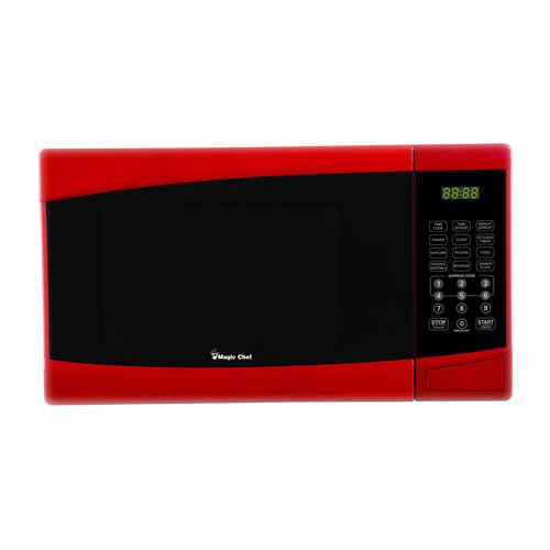 Magic Chef Mcm991Rsl .9 Cubic Feet 900-Watt Microwave With Digital Touch Magic Chef Mcm991Rsl .9 Cubic Feet 900-Watt Microwave With Digital Touch