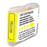 Brother LC51 Compatible Yellow Ink Cartridge for MFC 230C 240C 350C 440CN 465CN 3360C 5460CN 5860CN 665CW 685CW 845CW 885CW