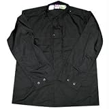 US Milspec 2 Pocket Shirt, Battle Rip, Black, Large