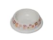 PawProof Large Designer Pet Bowls, Retro Collection - Square Red