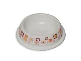PawProof Designer Pet Bowls, Retro Collection - Square Red