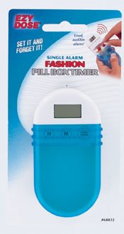 Fashion Pill Box with Single Alarm Timer