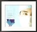 Doctor's Face Next to Blood Transfusion Framed Photographic Poster Print, 23x20