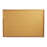 QRT307 - Cork Bulletin Board with Solid Oak Frame