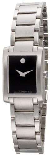 Movado Women's 0606404 Certe Stainless-Steel Black Watch
