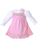 : Good Lad White Collared Shirt and Pink Jumper Set