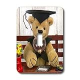 BK Dinky Bears Classic Misc - Dinky Bears Graduation - Light Switch Covers - single toggle switch