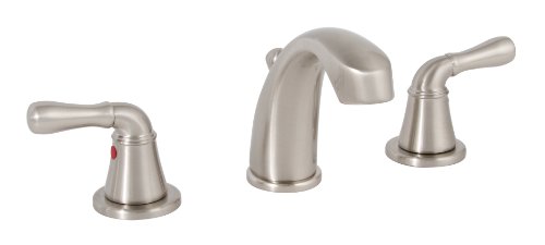 Premier 120043LF Sanibel Lead-Free Widespread Two-Handle Lavatory Faucet, Brushed Nickel