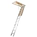 Werner AH2210 22-1/2-Inch by 54-Inch Universal 8-Feet- 10-Feet Aluminum Attic Ladder with 375-Pound Load Capacity