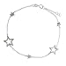 Sterling Silver Stars Anklet