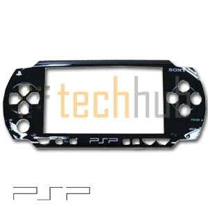 Original Sony PSP Black Faceplate Shell Mod Cover Playstation Portable Parts by OEM