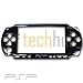 Original Sony PSP Black Faceplate Shell Mod Cover Playstation Portable Parts