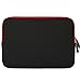 Microsoft Surface Pro 3/Pro 4 Sleeve, Evecase Ultra-Portable Slim Neoprene Carrying Sleeve Case Bag with Accessory Pocket - Black/Red