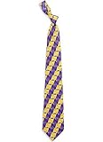 LSU Diagonal Tile Logo Silk Neck Tie