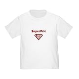 Personalized SuperEric Eric Superman Hero Baby Infant Toddler Kids Shirt - Birthday and Christmas Collection