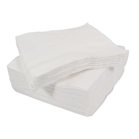 Pack Of 100 White 1 Ply Paper Napkins
