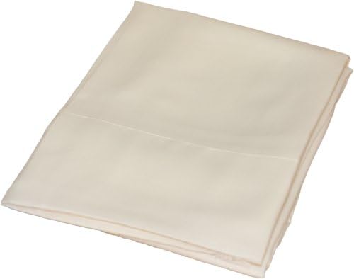 White Loft Sand washed Silk Open End Pillowcase, King, Natural, Set of 2