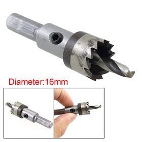 16mm HSS Hole Saw Iron Cutting Twist Drill Bit Tool