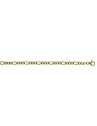 CleverEves 14Kt Yellow Gold Figaro 4.8mm Bracelet