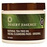 Desert Essence - Tea Tree Oil Facial Cleansing Pads, 50 pads