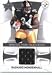 2008 Leaf Rookies and Stars Dress for Success Jerseys #DS-16 Rashard Mendenhall RC AU - Pittsburgh Steelers (RC - Rookie Card Insert - Piece of Authentic Game-Worn Jersey - Serial #d to 250) (Football Cards)