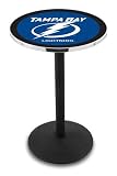 42" Tampa Bay Lightning Bar Height Pub Table - Round Base