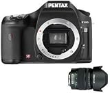 [Bundle] K200D in black + smc DA 18-55 mm f 3.5-5.6 AL Lens + SLR Camera Case + Sandisk Ultra II 4 GB SDHC Memory Card