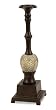 24" Pedestal Taper or Pillar Candle Holder with Pineapple Accent