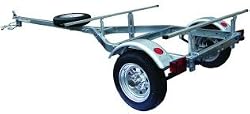 Malone MPG460G Downeaster Micro Sports Trailer - Galvanized Wheels